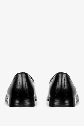 Czarne buty wizytowe sznurowane polska skóra windssor 624
