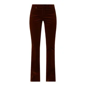 Cambio Spodnie rozszerzane ze sztruksu model ‘Parla’