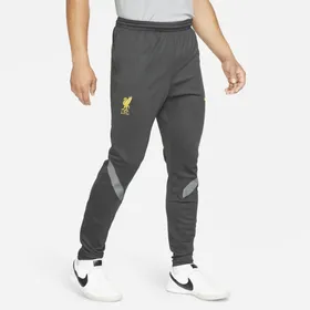 Męskie dresowe spodnie piłkarskie z dzianiny Liverpool FC Strike Nike Dri-FIT - Czerń