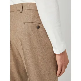 Hiltl Spodnie do garnituru o kroju regular fit z flaneli model ‘Piacenza’
