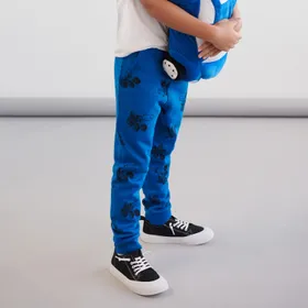 Spodnie dresowe jogger - Niebieski