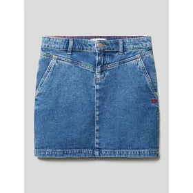 Tommy Hilfiger Teens Spódnica jeansowa z bawełny