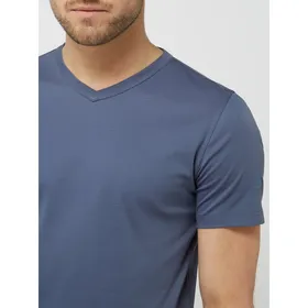 MOS MOSH T-shirt z dekoltem w serek model ‘Perry’