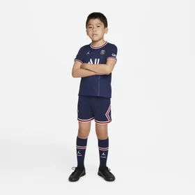 Strój piłkarski dla małych dzieci Paris Saint-Germain 2021/22 (wersja domowa) - Niebieski