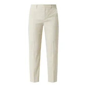 Drykorn Spodnie materiałowe z mieszanki lnu model ‘Search’