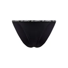 Karl Lagerfeld Beachwear Figi bikini z paskiem z logo