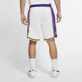 Spodenki męskie Los Angeles Lakers Nike NBA Swingman - Biel