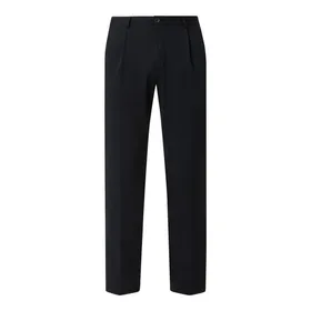 JOOP! Collection Spodnie z zakładkami o kroju slim fit z dodatkiem streczu model ‘Hajo’