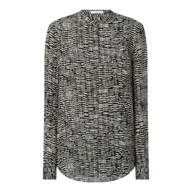 BOSS Casualwear Bluzka z mieszanki wiskozy i jedwabiu model ‘Befilize’