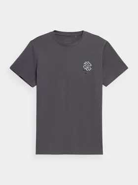 T-shirt regular z bawełny organicznej męski
