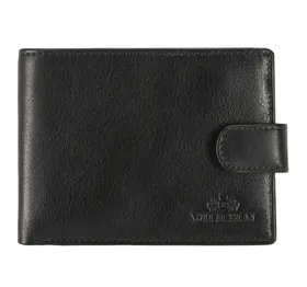 Męski portfel skórzany z przezroczystym panelem