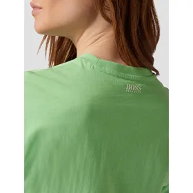 BOSS Casualwear T-shirt z bawełny z nadrukiem z logo