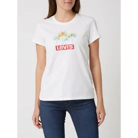 Levi's® T-shirt z nadrukiem w palmy