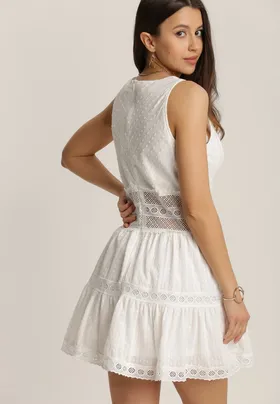 Biała Sukienka Gathia