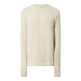 !Solid Sweter z bawełny model ‘Peik’