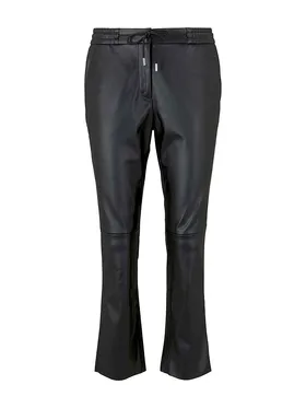 Spodnie - Loose fit - w kolorze czarnym