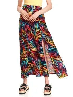 Spódnica maxi w kolorowe wzory