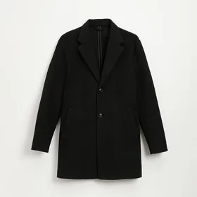 Płaszcz w formalnym stylu czarny - Czarny