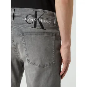 Calvin Klein Jeans Szorty jeansowe o kroju Slim Fit z dodatkiem streczu