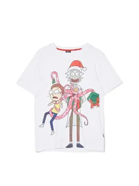 Świąteczny t-shirt z Rickiem i Mortym