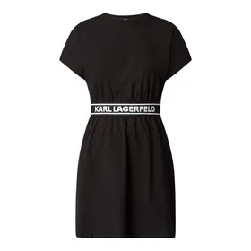 Karl Lagerfeld Sukienka koszulowa z bawełny model ‘Black’