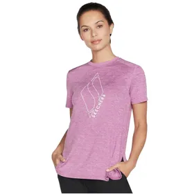 T-shirt Damskie Skechers Diamond Blissful Tee W1TS327-PRHP