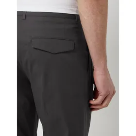 Drykorn Spodnie z zakładkami w pasie z dodatkiem streczu model ‘Nosh’