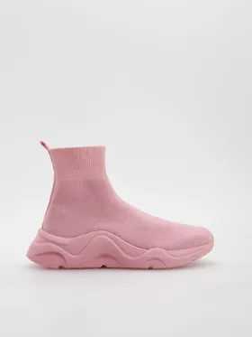 Sneakersy za kostkę - Różowy