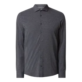 Pure Koszula biznesowa o kroju slim fit z dżerseju z wysoką zawartością streczu — ‘The Functional Shirt’