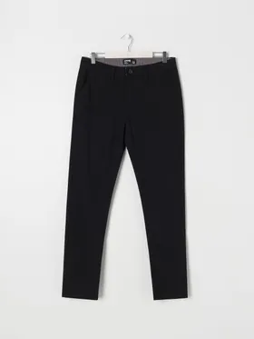 Spodnie materiałowe chino - Czarny