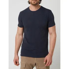 JOOP! Jeans T-shirt z mieszanki bawełny i lnu model ‘Linaro’