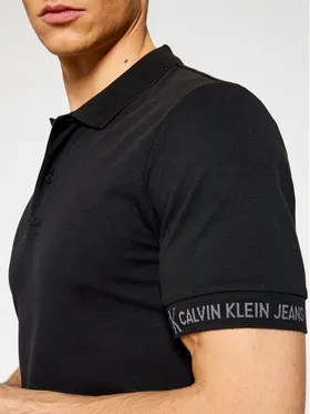 Calvin Klein Jeans Polo J30J317283 Czarny Slim Fit