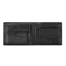 Męski portfel skórzany z wykładanym panelem