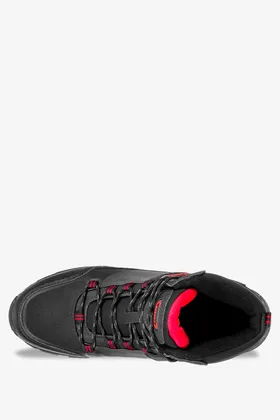 Czarne buty trekkingowe sznurowane softshell badoxx mxc8290-w-g