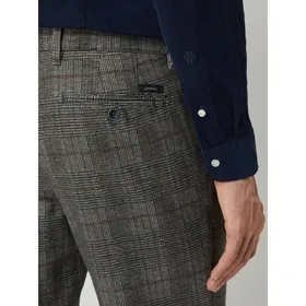 Gardeur Spodnie o kroju modern fit ze wzorem w kratę glencheck model ‘Benny’