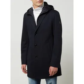 JOOP! Collection Krótki płaszcz z plisą zapinaną na zamek błyskawiczny model ‘Yanek’