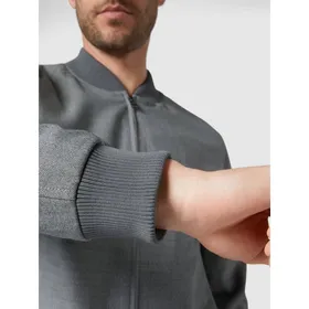 BOSS Bluzon o kroju slim fit z żywej wełny model ‘Nolwin1’