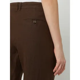 Brax Spodnie lniane z wpuszczanymi kieszeniami model ‘Farina’