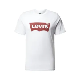 Levi's® T-shirt z bawełny z nadrukiem z logo