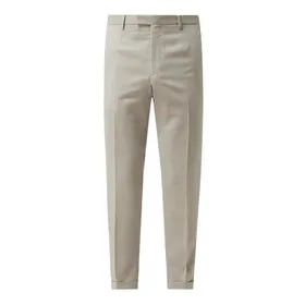 Strellson Spodnie do garnituru o kroju slim fit z żywej wełny model ‘Quinten’