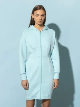 Taliowana sukienka dresowa z bawełny organicznej damska 4F x AL