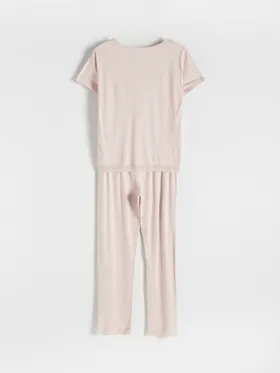Dwuczęściowa piżama - Różowy