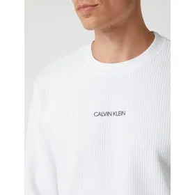 CK Calvin Klein Bluza o prążkowanej fakturze