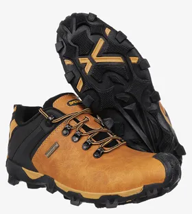 Camelowe buty trekkingowe sznurowane Casu MXC8845