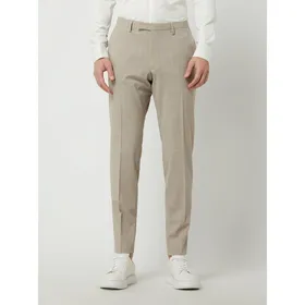 Cinque Spodnie do garnituru o kroju slim fit z dodatkiem żywej wełny model ‘Citalenti’