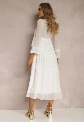 Biała Sukienka Endeina