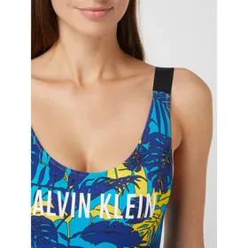 Calvin Klein Underwear Kostium kąpielowy z egzotycznym wzorem