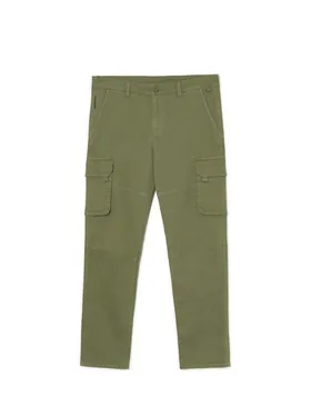 Zielone spodnie cargo