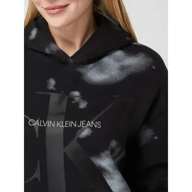 Calvin Klein Jeans Bluza z kapturem z nadrukiem