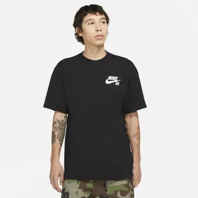 T-shirt do skateboardingu z logo Nike SB - Czerń